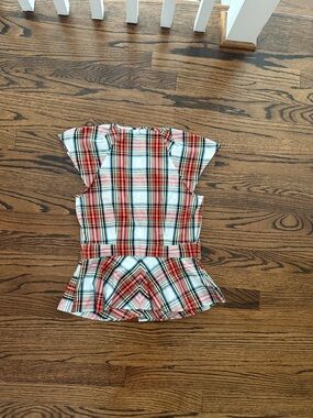 J.Crew Cap-sleeve peplum top, size 0